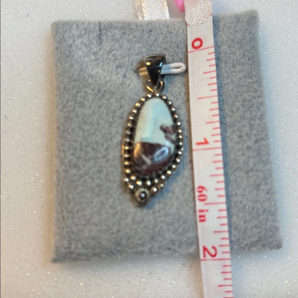 Golden hills turquoise pendant - Picture 3 of 6